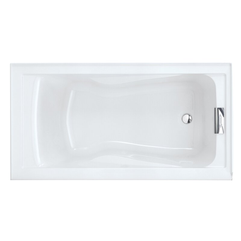 2422V.002.011 Evolution 60" x 32" Drop In/Undermount Soaking Bathtub CA428