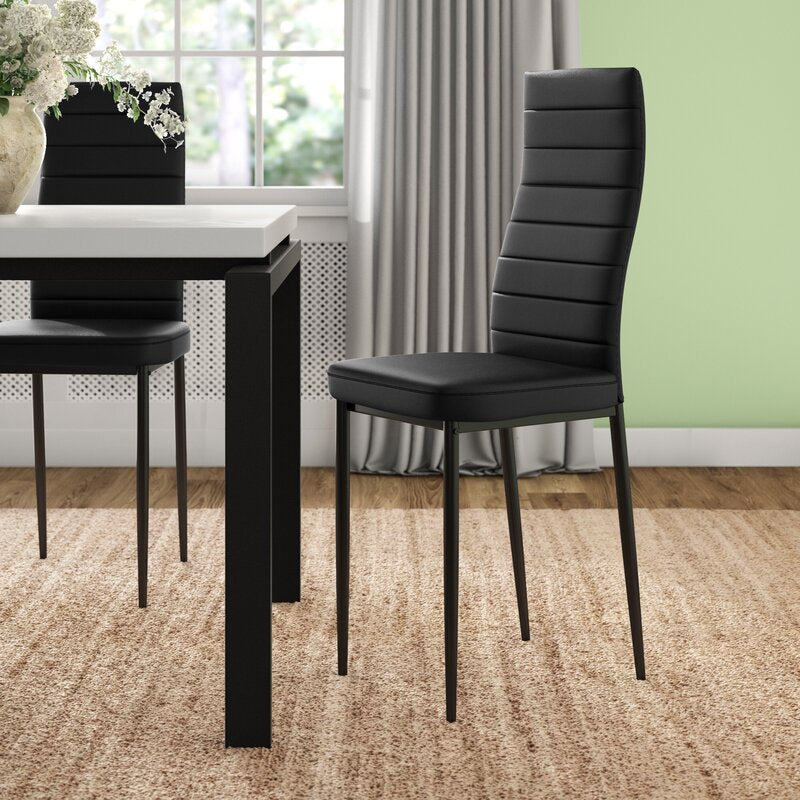 Black Exmore Upholstered Side Chair (Set of 4) K8421
