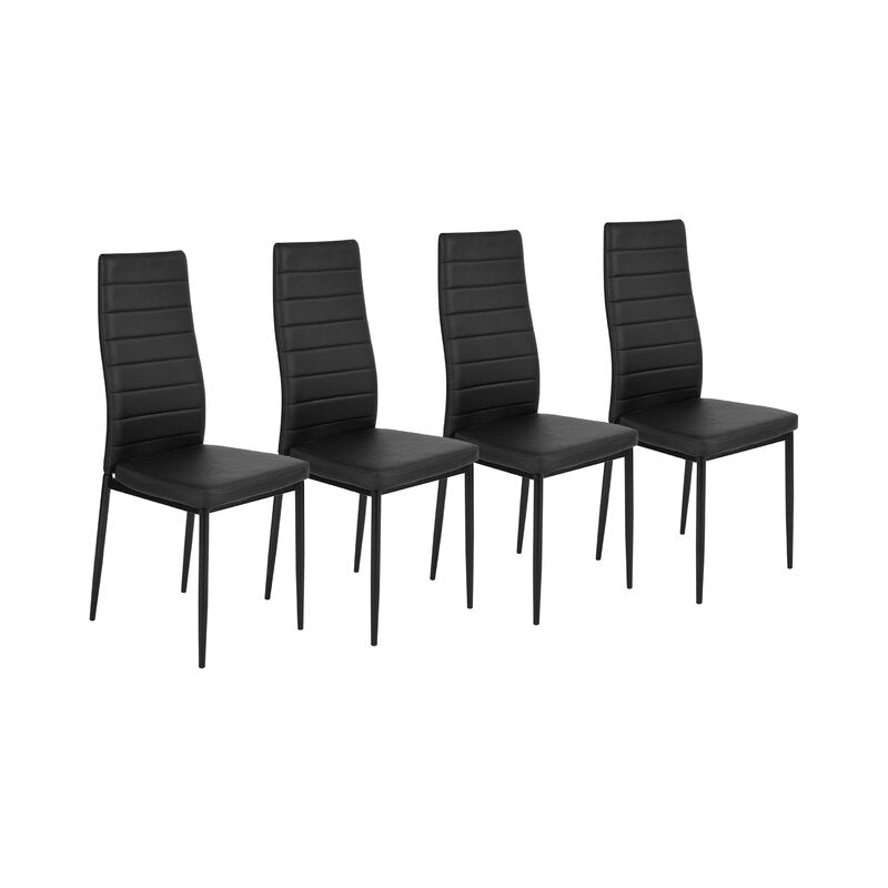 Black Exmore Upholstered Side Chair (Set of 4) K8421