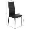 Black Exmore Upholstered Side Chair (Set of 4) K8421