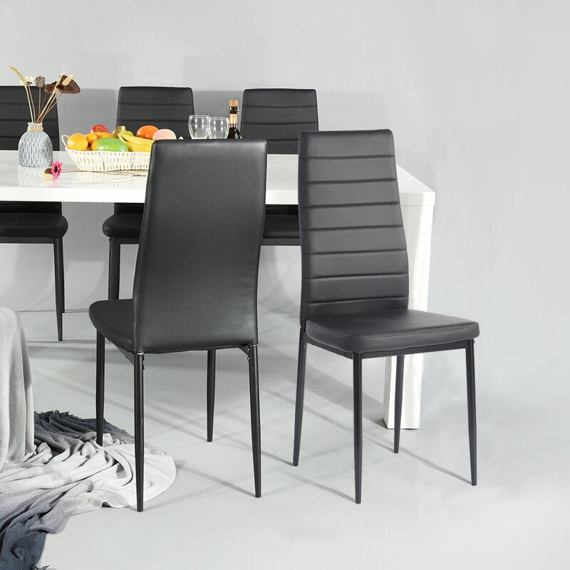 Black Exmore Upholstered Side Chair (Set of 4) K8421