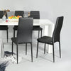 Black Exmore Upholstered Side Chair (Set of 4) K8421