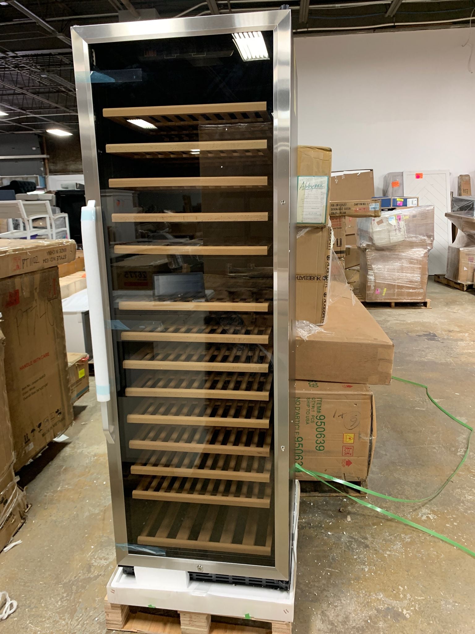 160 Bottle Freestanding Refrigeration Dual Zone Wine Cellar pt1182