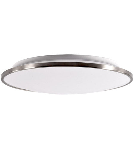 17 inch Brushed Nickel Flush Mount Ceiling Light in 16in.