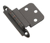 Oil Rubbed Bronze Face Mount Overlay Hinge (Set of 1 ONLY) B92-VS290