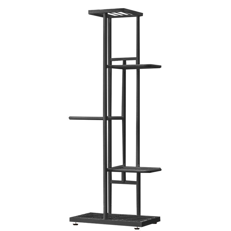 Black Fager Rectangular Multi-Tiered Plant Stand, 38.58'' H x 16.93'' L x 8.66'' D