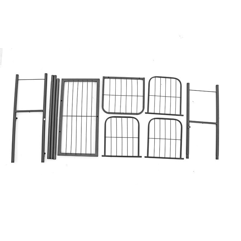 Black Fager Rectangular Multi-Tiered Plant Stand, 38.58'' H x 16.93'' L x 8.66'' D