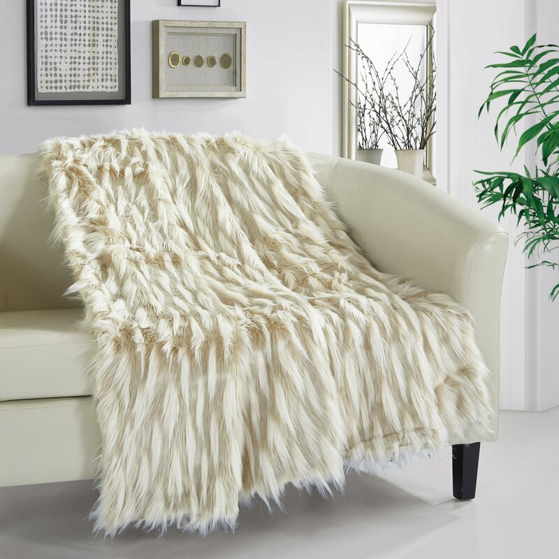Beige Faizan Throw  ss677