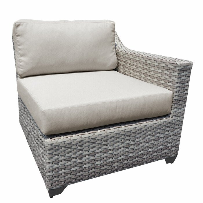 Falmouth 4 piece rattan sectional top