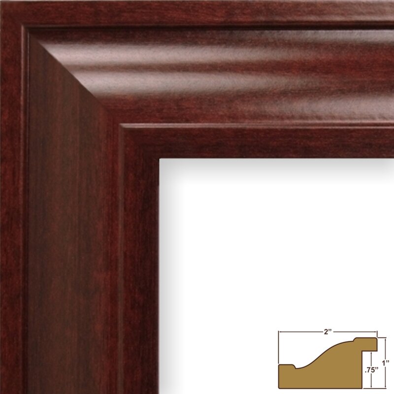 11" x 17" Cherry Red Farkas 2" Wide Smooth Picture Frame