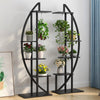 Black Fatos Rectangular  Multi-Tiered Plant Stand pc390