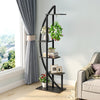 Black Fatos Rectangular  Multi-Tiered Plant Stand pc390