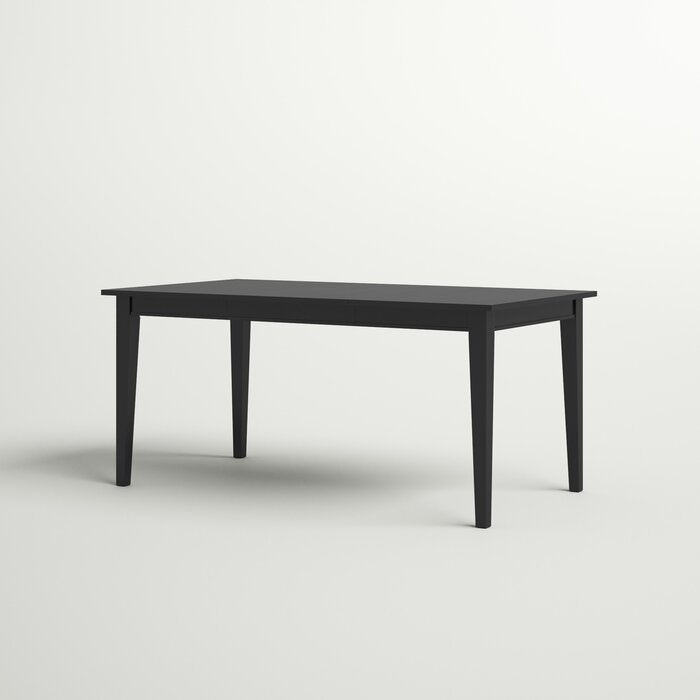Ebony Ferryhill Extendable Solid Wood Dining Table