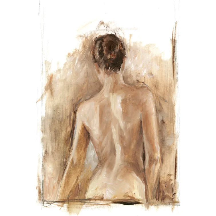 30" H x 20" W x 1.25" D Figure Painting Study I by Ethan Harper - Wrapped Canvas Print