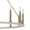 French Ash Finchley 16 Light Dimmable Wagon Wheel Chandelier