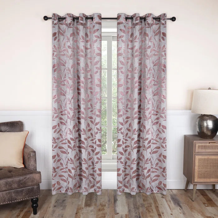 52" W x 63" L Finklea Polyester Curtain (Set of 2)