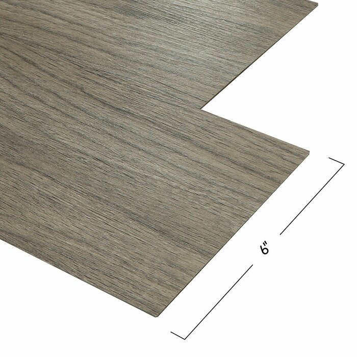 9 Boxes - Finley Choice 6" x 48" x 2mm Luxury Vinyl Plank, Gale Gray - 467.91 Square Feet (#K5614 - 9 BOXES)