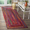 Fiqueroa Southwestern Hand-Knotted Cotton Area Rug in Red/Orange/Yellow rectangle 8'x10'