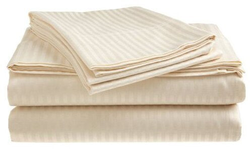 400 Thread Count Striped 100% Cotton Sheet Set AS138