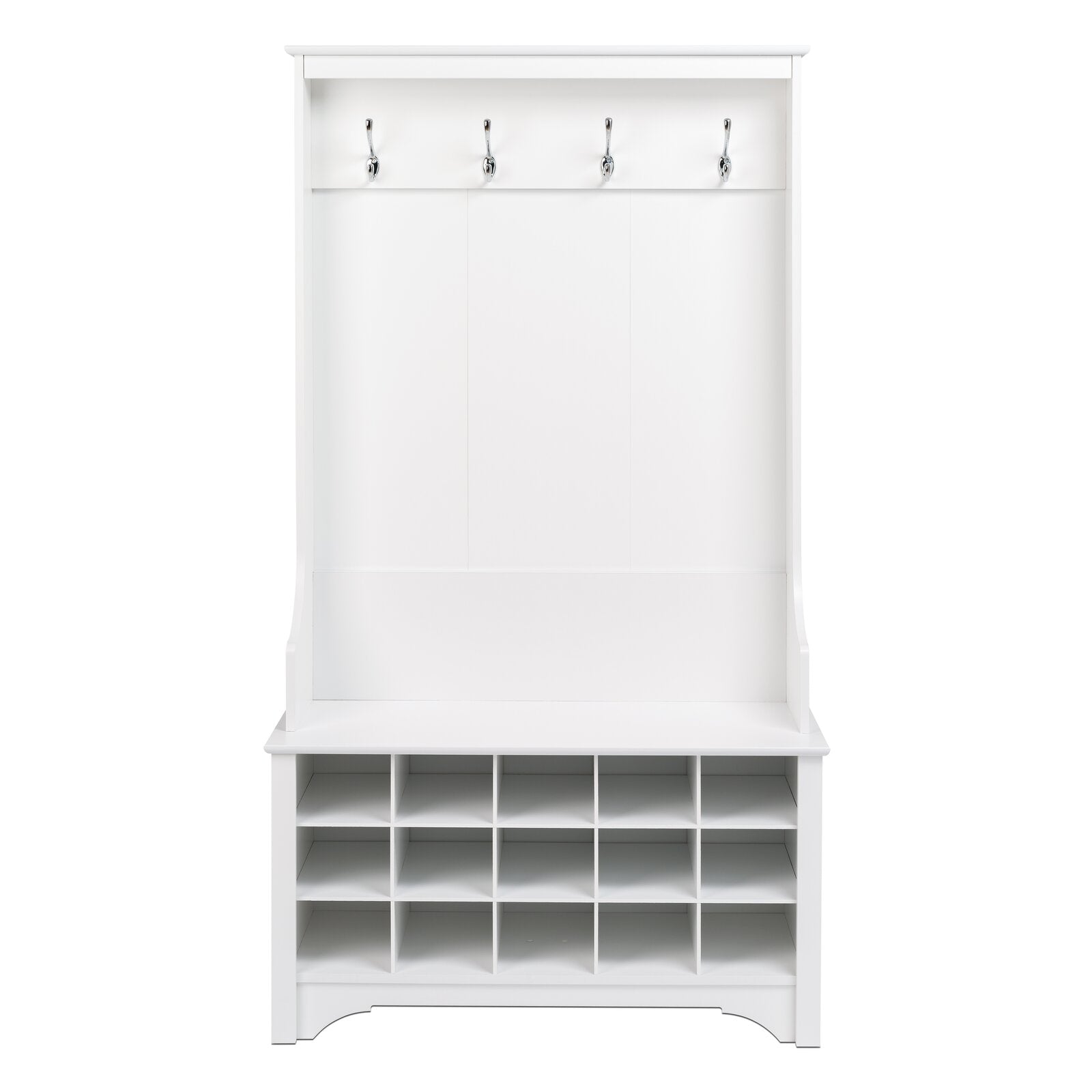 Flatiron Hall Tree with Bench and Shoe Storage TTR476