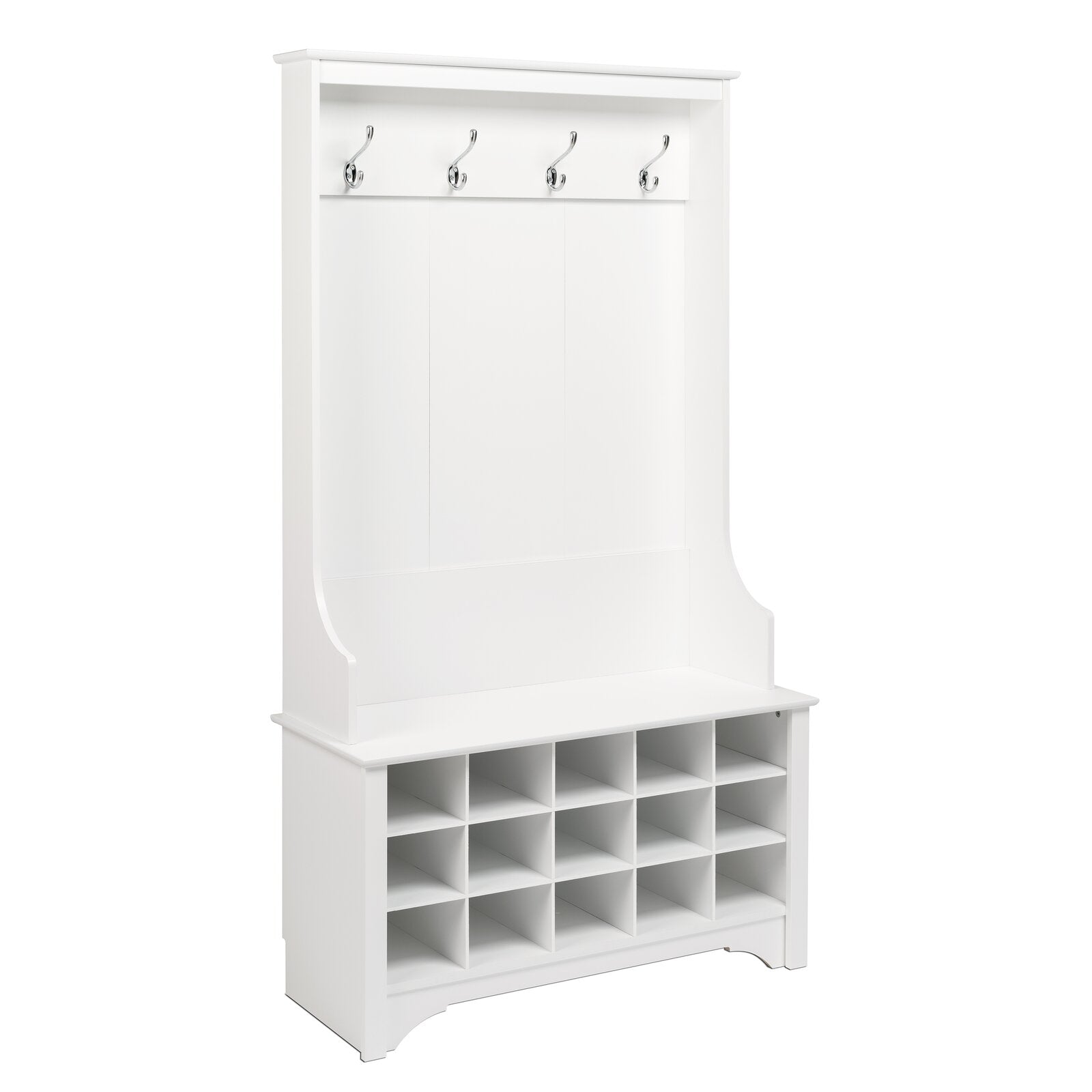 Flatiron Hall Tree with Bench and Shoe Storage TTR476