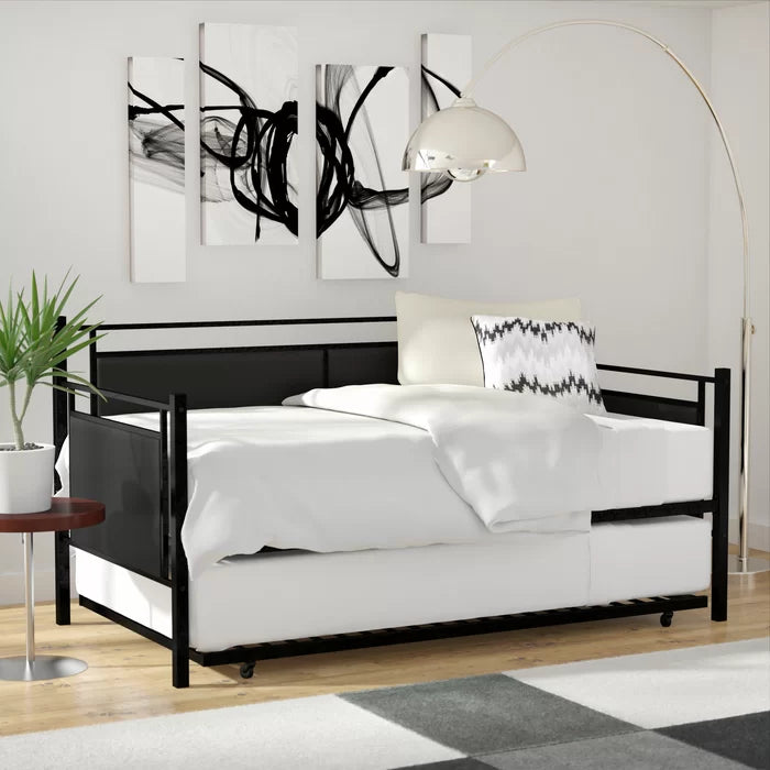Flatt Twin Metal Daybed with Trundle