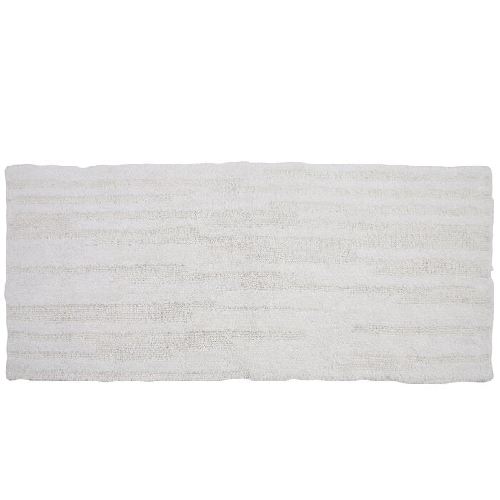 22'' x 60'' White Florencia Bath Rug