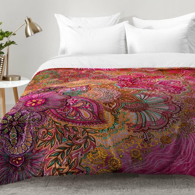 Flourish Berry Comforter Set - Full/Queen (#158)