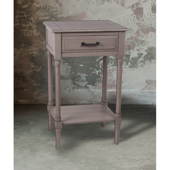 Savannah Fordland 29.5'' Tall Solid Wood End Table with Storage
