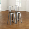 Set of 2 - Fortuna Counter Stools, Gunmetal (#578)