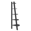 Black Fossum 63.18'' H x 29.72'' W Corner Bookcase