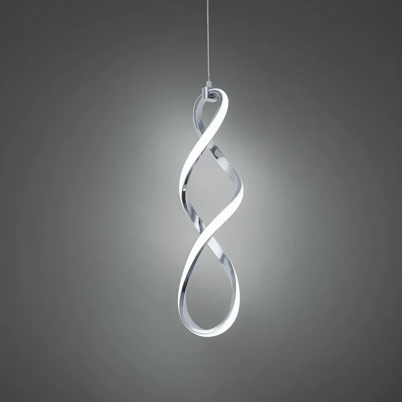 21" W x 5'' D x 20.5'' H Fralick 1 - Light Unique Geometric LED Pendant