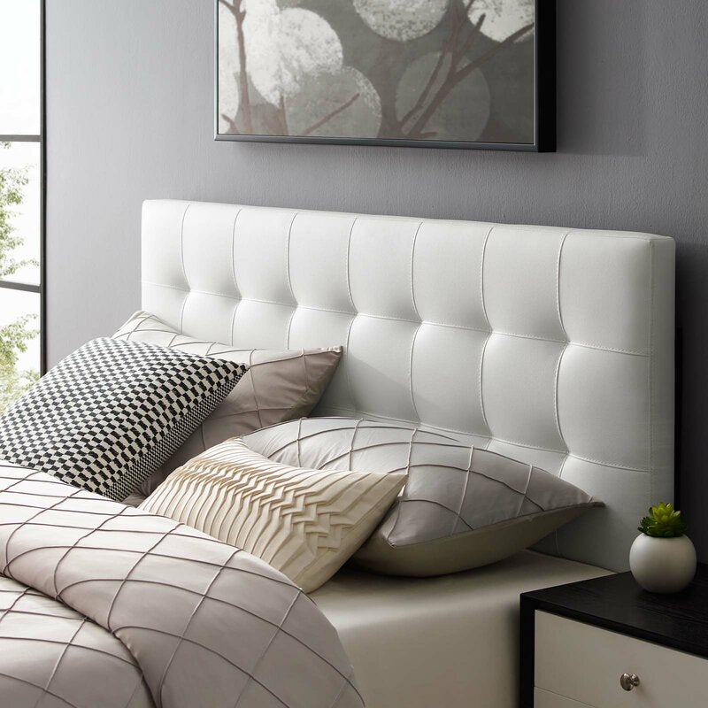 Francis upholstered panel deals headboard
