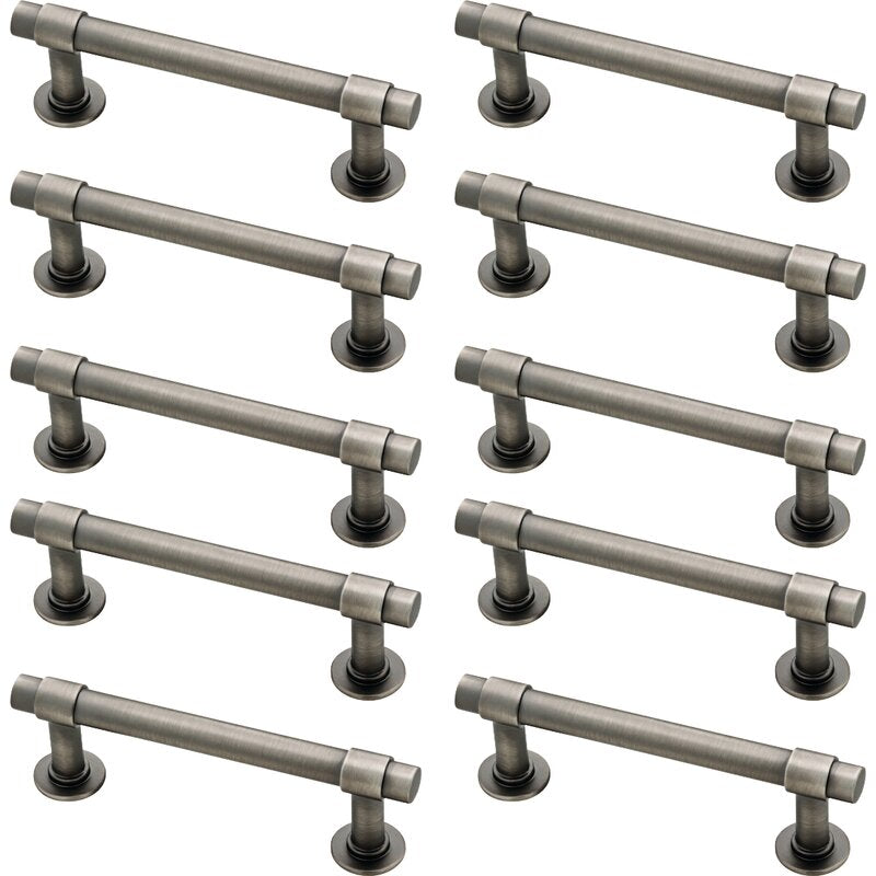 Heirloom Silver Francisco 3" Center to Center Bar Pull Multipack (Set of 10) ts515