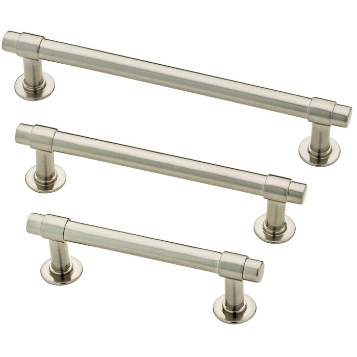 Francisco 4" Center to Center Bar Pull (10 pack), Silver #HA212