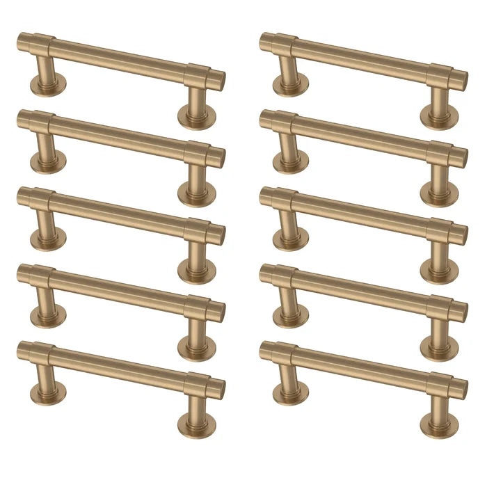 Champagne Bronze Francisco 3" Center to Center Bar Pull Multipack (Set of 10)
