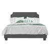 Dark Gray Fredson Full / Double Upholstered Low Profile Standard Bed CYB844