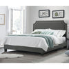 Dark Gray Fredson Full / Double Upholstered Low Profile Standard Bed CYB844