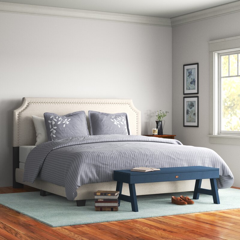Beige Fredson King Upholstered Low Profile Standard Bed CYB960