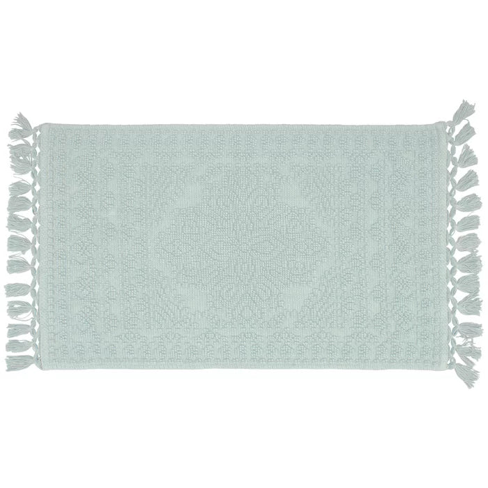 Feikert Rectangular 100% Cotton Solid Bath Rug