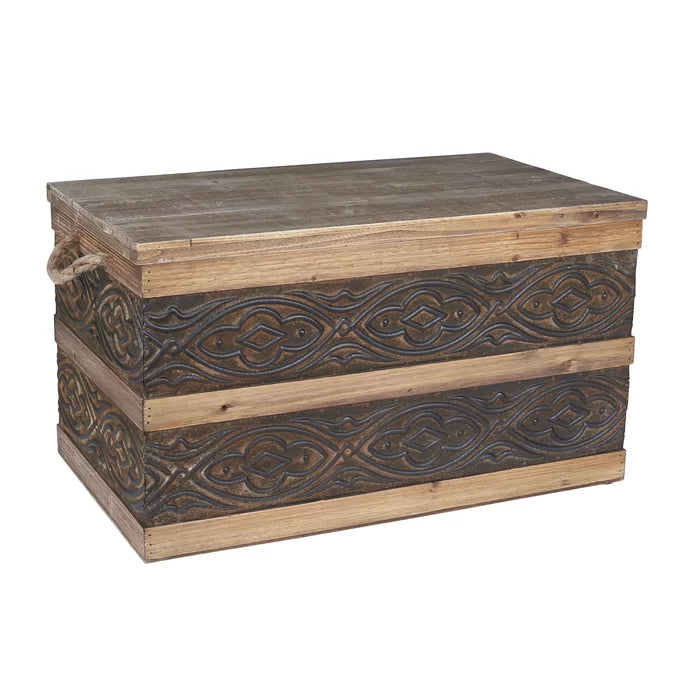 13.88" H x 23.5" W x 13.25" D Frenchboro Accent Trunk