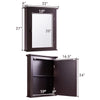 Frick Surface Mount Framed Medicine Cabinet with 1 Adjustable Shelves