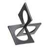 Black Fulk Linked Square Decor Sculpture, 5.5'' x 9'' x 9''