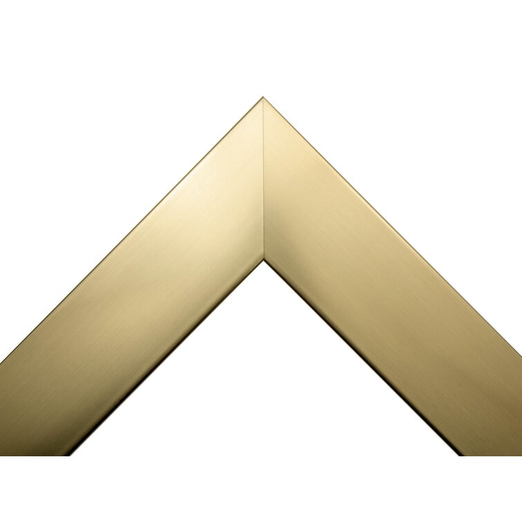 59" H x 20" W x 0.75" D Matte Gold Fulkerson Modern & Contemporary Full Length Mirror