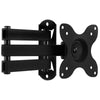 Black Full Motion TV Wall Mount for 19