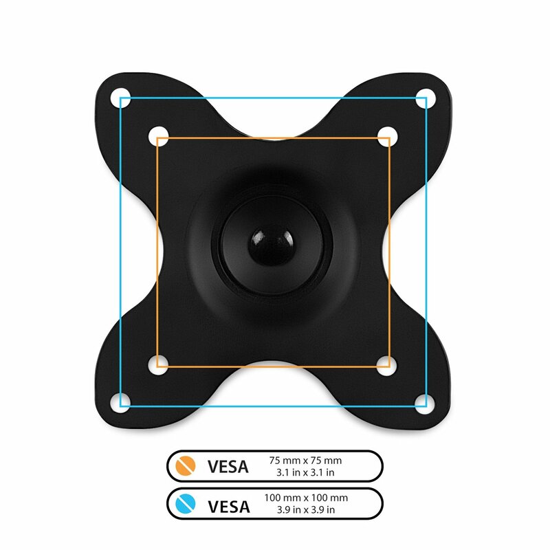 Black Full Motion TV Wall Mount for 19"-40" Screens K7772
