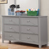 Furniture of America Deer Transitional 6-drawer Dresser - Grey PC253