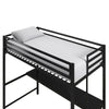 Full Furse Metal Loft Bed with Built-in-Desk by Isabelle & Max™