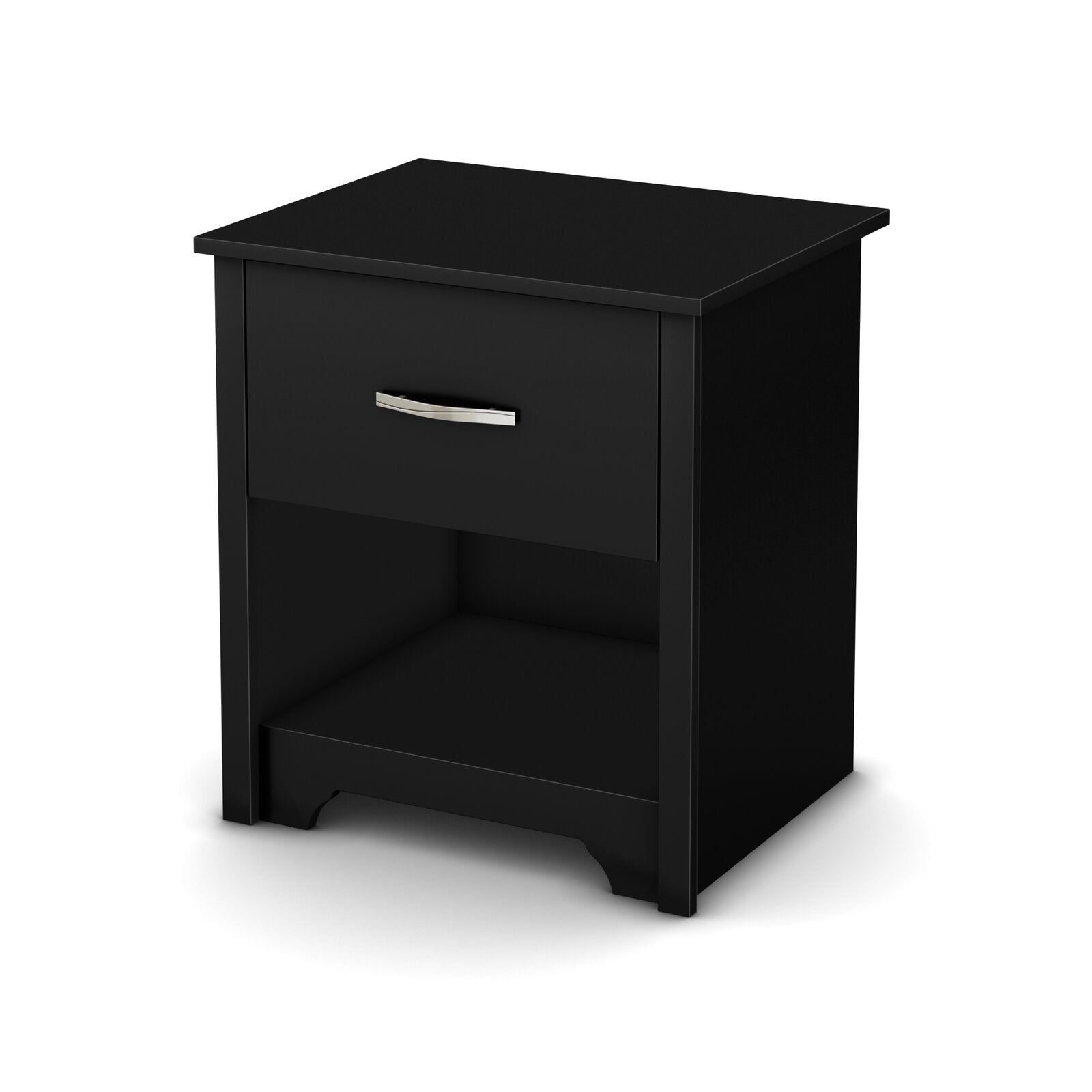 Black Fusion 1 - Drawer Nightstand CL273