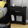 Black Fusion 1 - Drawer Nightstand CL273